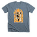 Don't worry, be happy, a Heather Slate Premium Unisex Tee