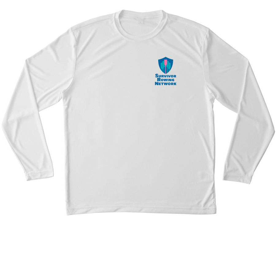 Survivor Rowing Camp 2026 - Activewear, a White Unisex Performance Long Sleeve Tee