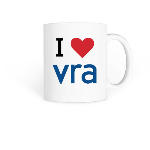 I Heart VRA Mug, a White Coffee Mug