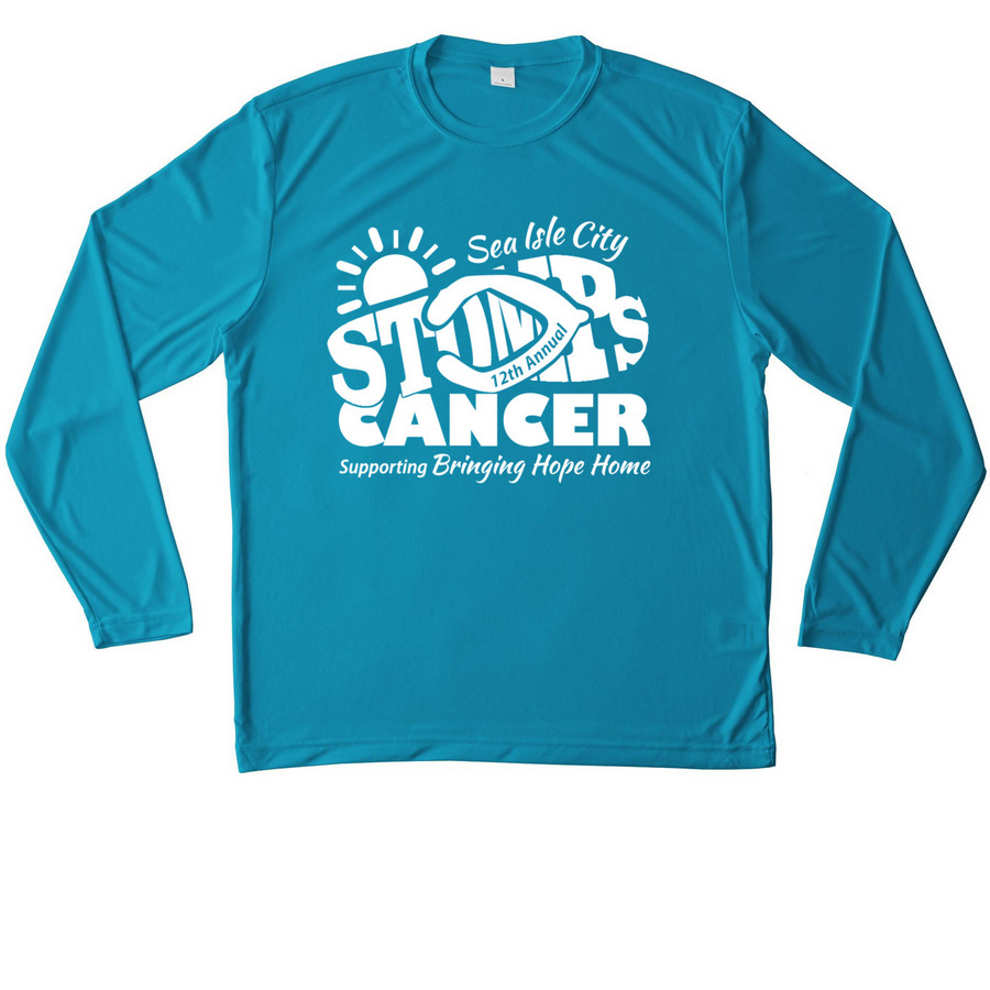 STAFF STOMP 2026 - Activewear, a Atomic Blue Unisex Performance Long Sleeve Tee