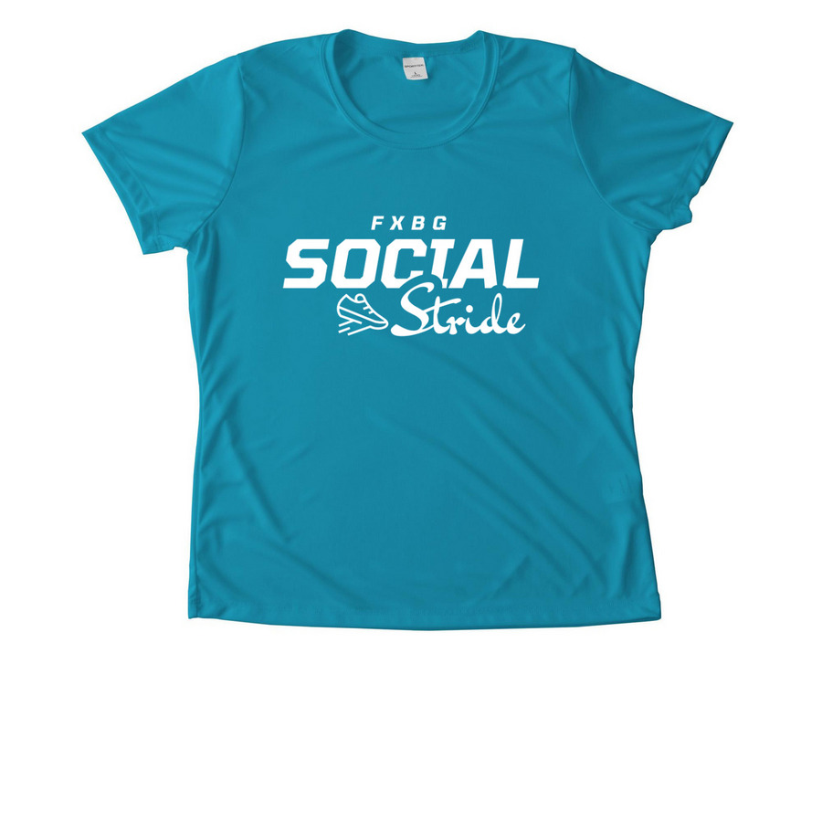 Athletic Wear - Teal, a Atomic Blue Women's Performance Tee