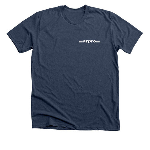 Arpro, a Heather Navy Premium Unisex Tee