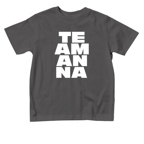 Team Anna - Toddler Shirt, a Charcoal Toddler Tee