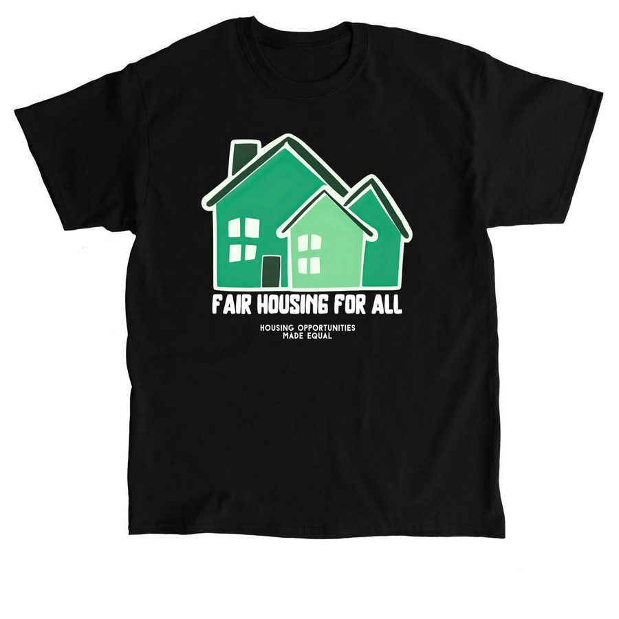 Fair Housing For All, a Black Classic Unisex Tee