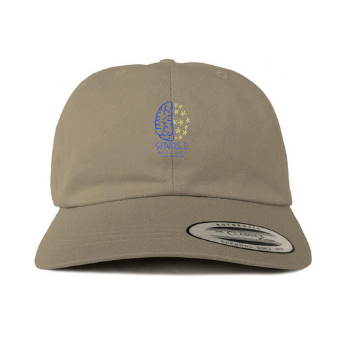 Sparkle Brain Gang Hat, a Khaki Printed Classic Baseball Cap