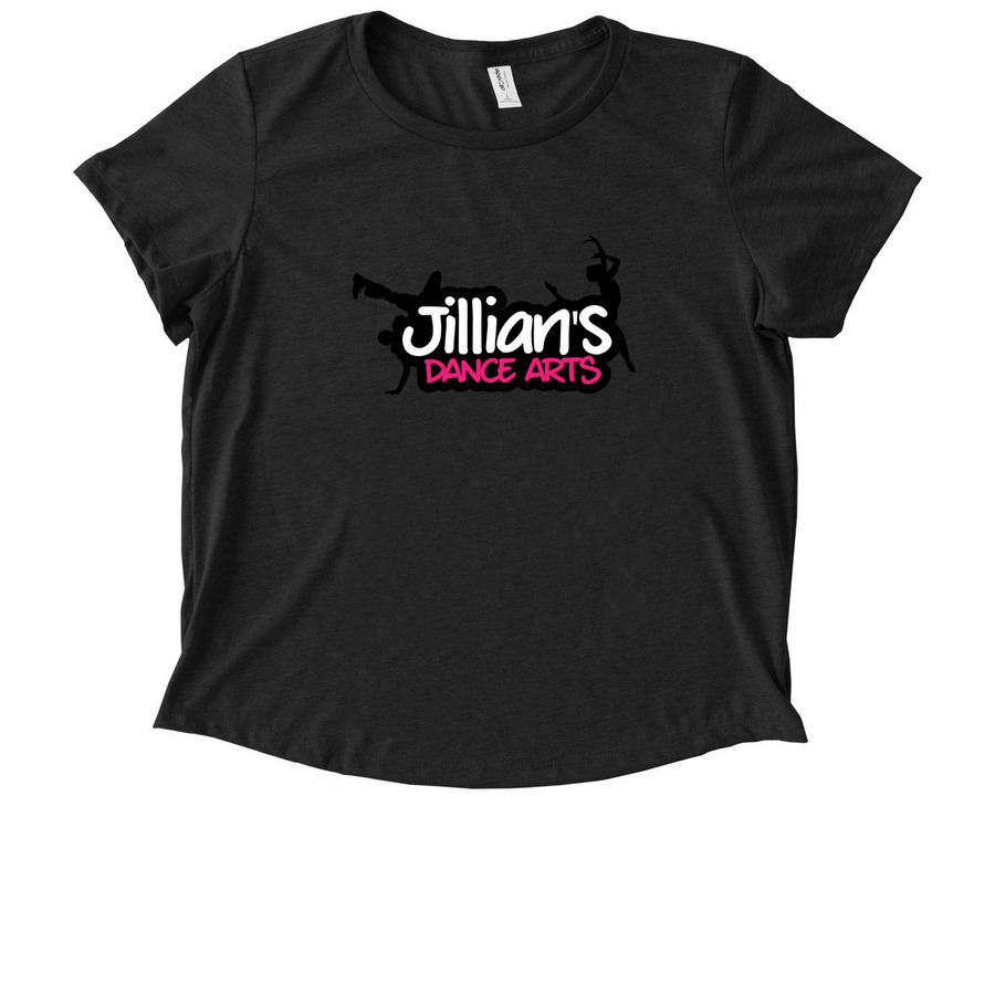 Jillian's Dance Arts, a Space Black Allmade Eco Triblend Women?s Scoop Neck Tee