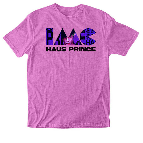 The Haus Signature, a Heather Radiant Orchid Softstyle Cotton Tee