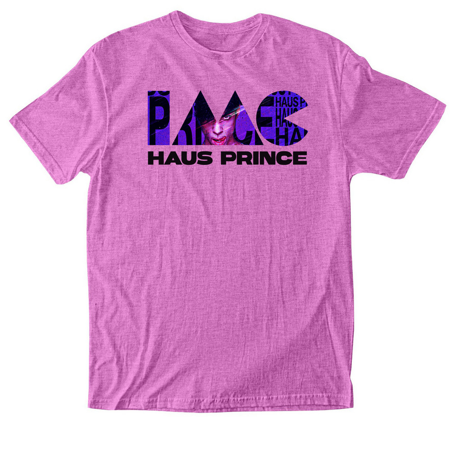 The Haus Signature, a Heather Radiant Orchid Softstyle Cotton Tee