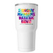 Groovy Tumbler, a White Insulated Tumbler