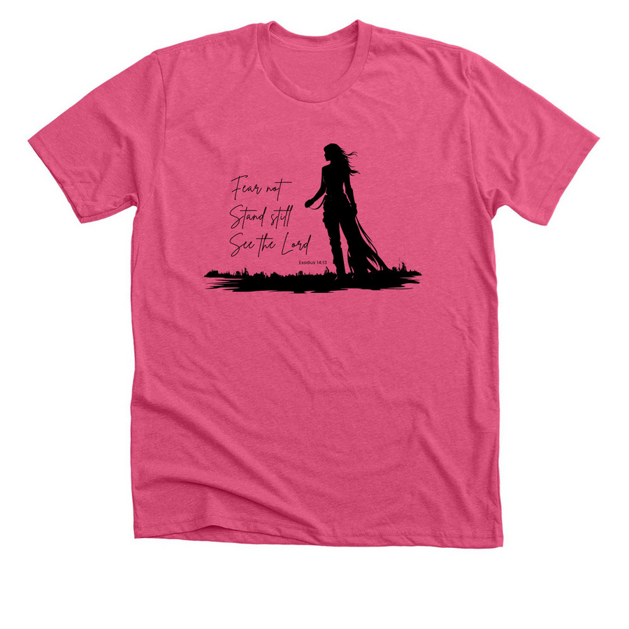 Fear Not, a Heather Charity Pink Premium Unisex Tee