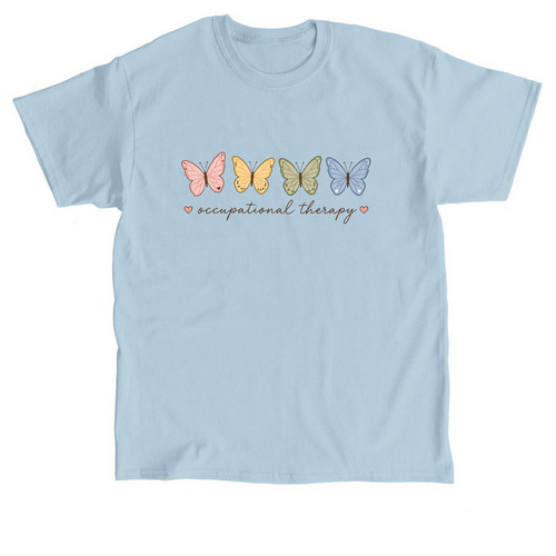 Butterfly OT, a Light Blue Classic Unisex Tee