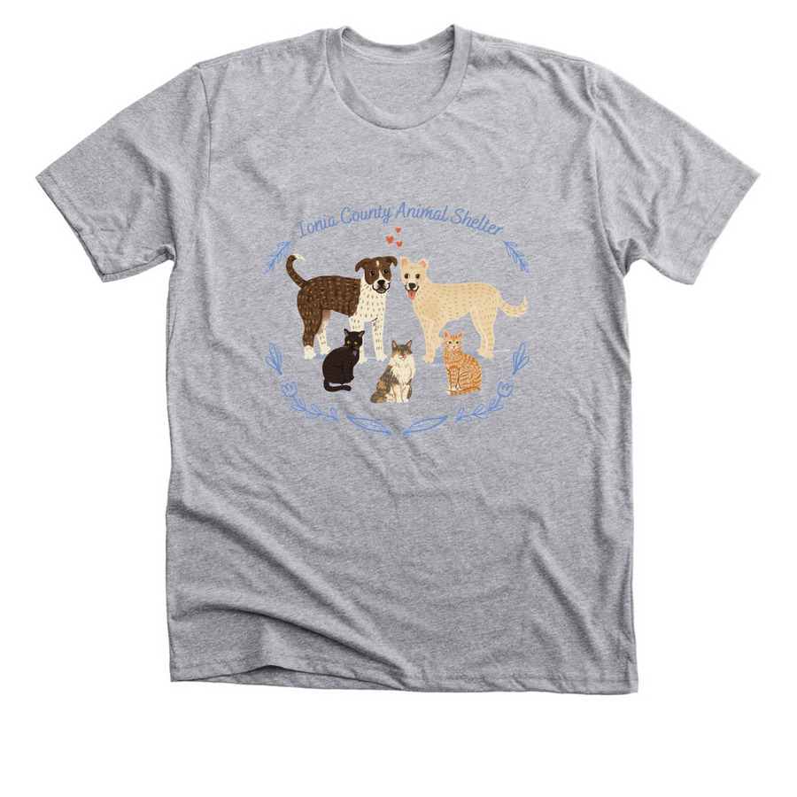 Best Friends, a Athletic Heather Premium Unisex Tee