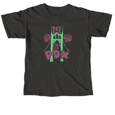 ICE Out of PDX (color), a Pepper Comfort Colors Unisex Tee