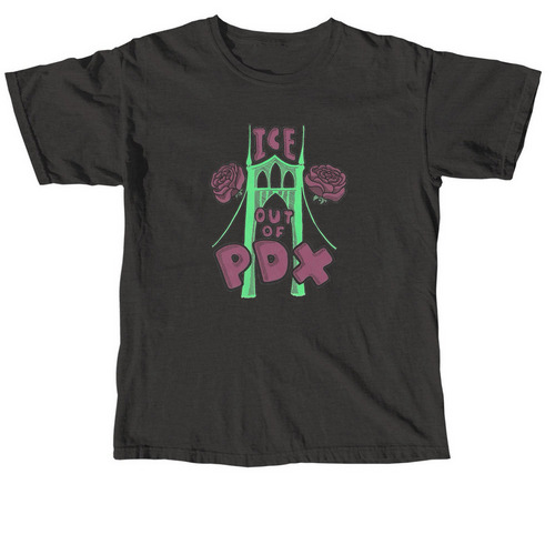ICE Out of PDX (color), a Pepper Comfort Colors Unisex Tee