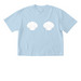 SUMMER SHELL CROP TEE, a Chambray Comfort Colors Boxy Tee