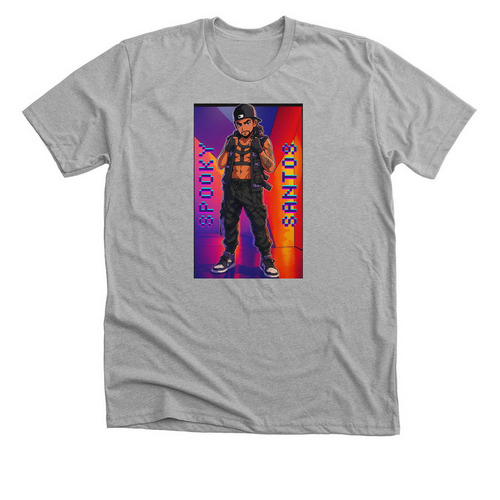 Anime spooky, a Athletic Heather Premium Unisex Tee