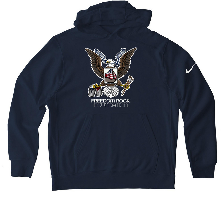 Freedom Rock Foundation, a Midnight Navy Nike Club Fleece Pullover Hoodie