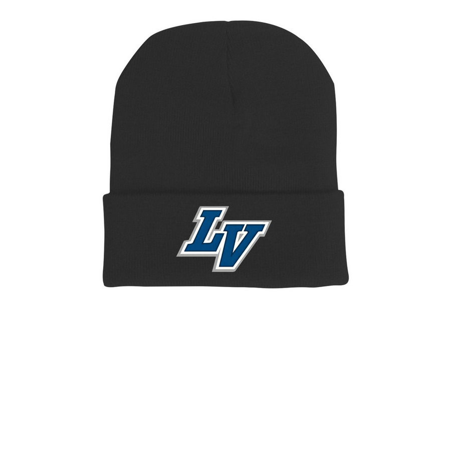 Lake View Athletics Spirit Wear fundraiser, a Black Printed Cuffed Beanie