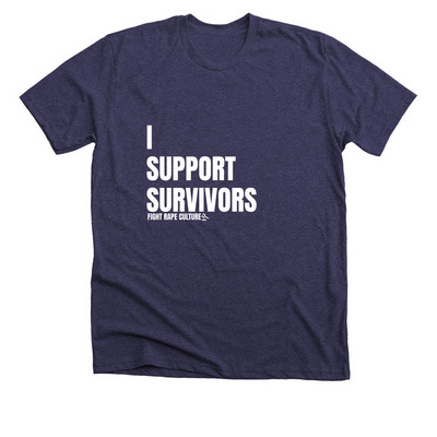 Support Survivors&nbsp;, a Heather Lapis Premium Unisex Tee