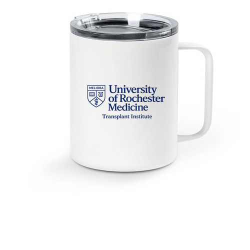 Donate Life NYS- Sara's Running a Marathon, a White Stainless Steel Travel Mug