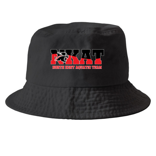 NKAT Bucket Hat, a Black Printed Bucket Hat
