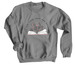 All The Cool Kids Are Reading (FULL), a Charcoal Crewneck Sweatshirt