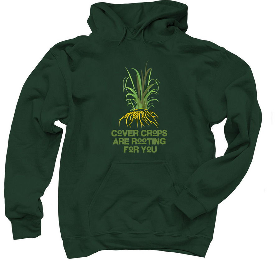 MCCC Collaboration: Rooting for You, a Forest Green Pullover Hoodie
