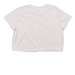 Girl better preach, a Heather Dust Women?s Flowy Cropped Tee (back-view)