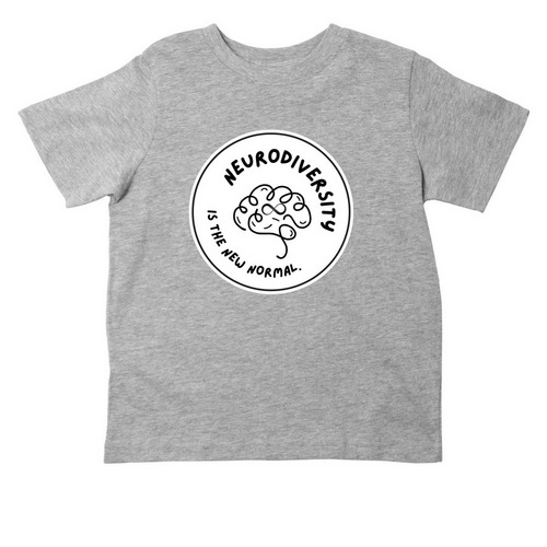 Neurodiversity Toddler, a Heather Toddler Tee