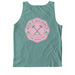 Wifey Merch, a Seafoam Comfort Colors Tank Top (back-view)
