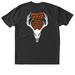 O&W Proverbs 27:17, a Vintage Black Triblend Unisex Tee (back-view)