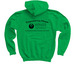 Youth (Hoodies & Crewnecks) Black Logo, a Irish Green Youth Pullover Hoodie (back-view)