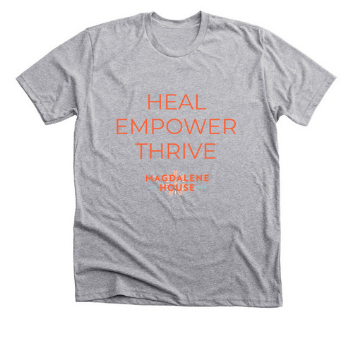 Heal - Empower - Thrive, a Athletic Heather Premium Unisex Tee