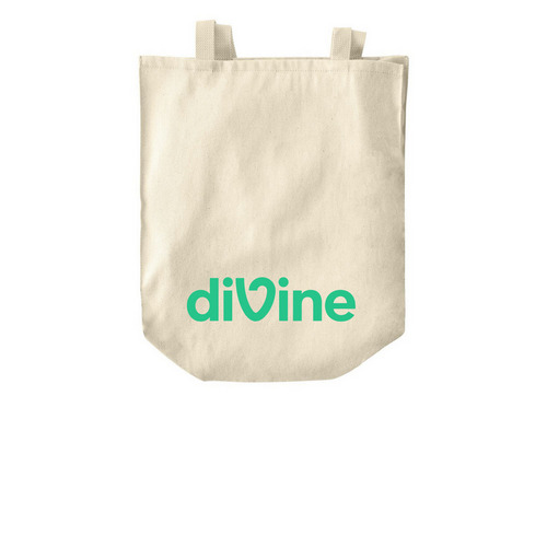 Canvas Tote Bag, a Natural Over-the-Shoulder Shopping Tote Bag