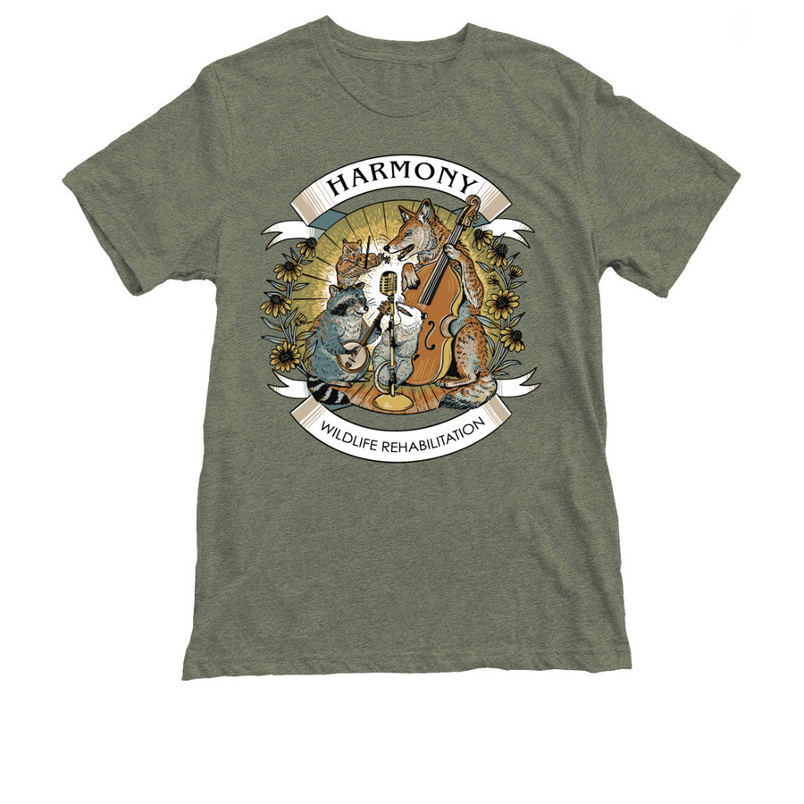 Harmony Wildlife 2022 Special Edition Shirt, a Military Green Triblend Tee