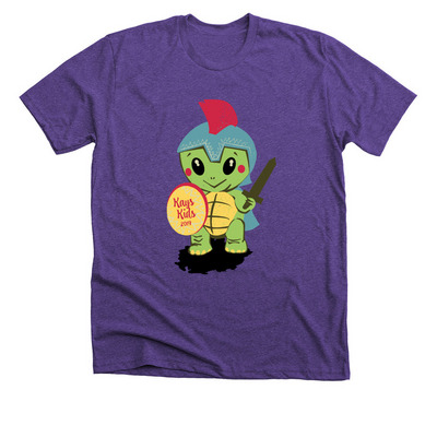 Kays Kids 2019, a Heather Team Purple Premium Unisex Tee