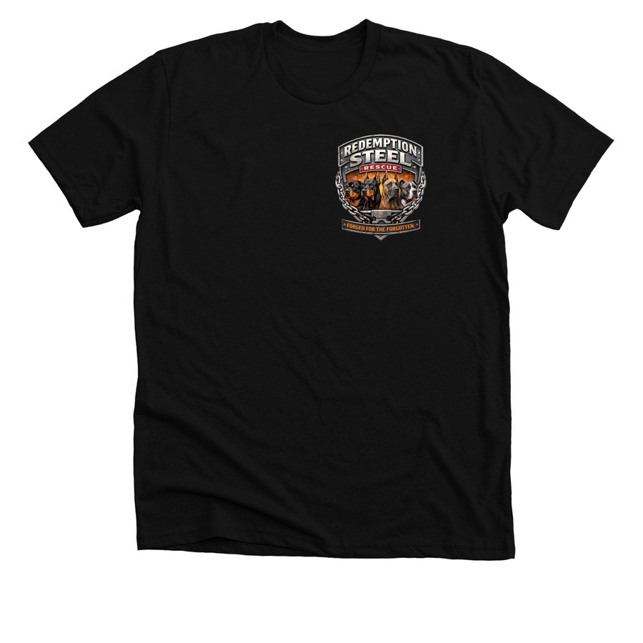 Redemption Starts Here, a Solid Black Blend Premium Unisex Tee