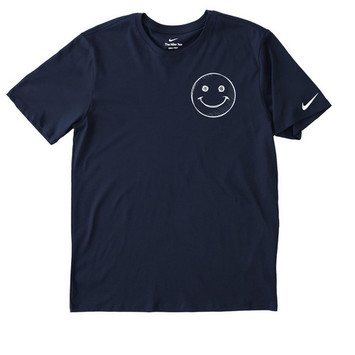 Sutter Roseville ER, a College Navy Nike Dri-FIT Jersey Blend Performance Tee