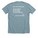 2026 Boogie tee&nbsp;, a Heather Blue Lagoon Premium Unisex Tee (back-view)