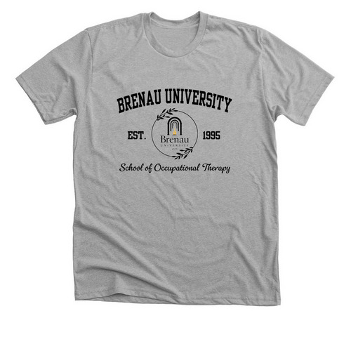 Brenau OT- Light Fabric, a Athletic Heather Premium Unisex Tee