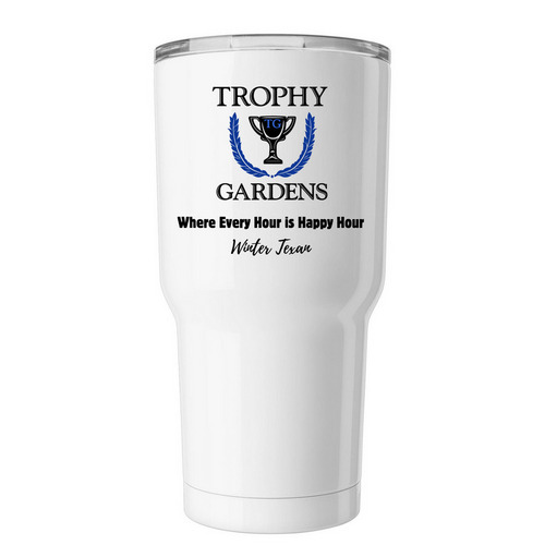 TG Tumbler, a White Insulated Tumbler