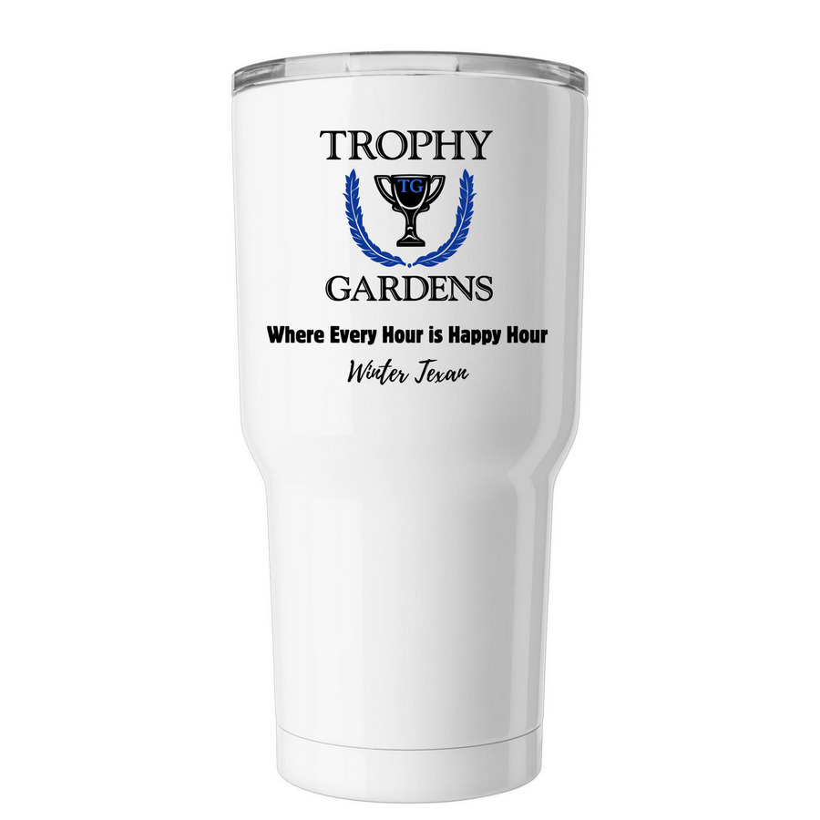 TG Tumbler, a White Insulated Tumbler