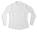 WTS Athletic Shirt, a White Women's Performance Quarter Zip Pullover (back-view)