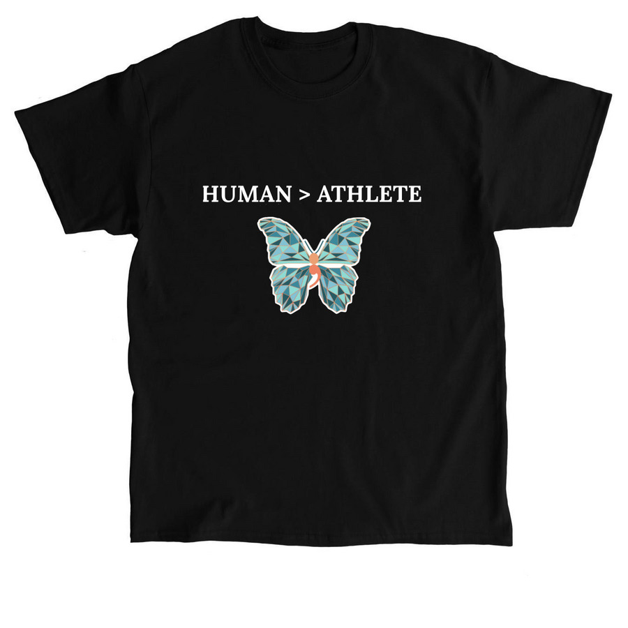 Human > Athlete X Geneseo, a Black Classic Unisex Tee