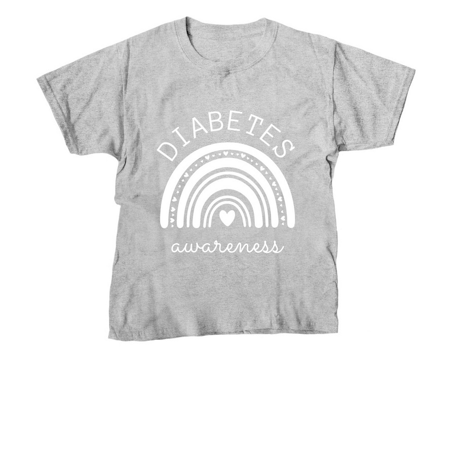 Diabetic T-shirt, a Sport Grey Youth Unisex Tee