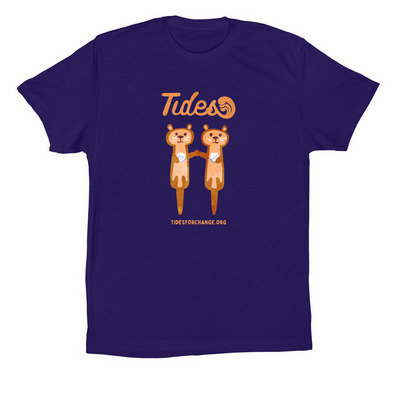 Miso & Mife, the Abortion Otters!, a Team Navy Premium Cotton Tee