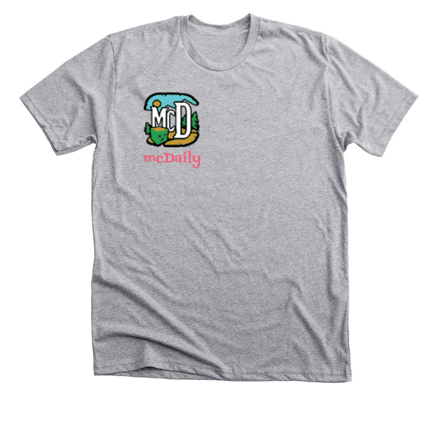 mcDaily, a Athletic Heather Premium Unisex Tee