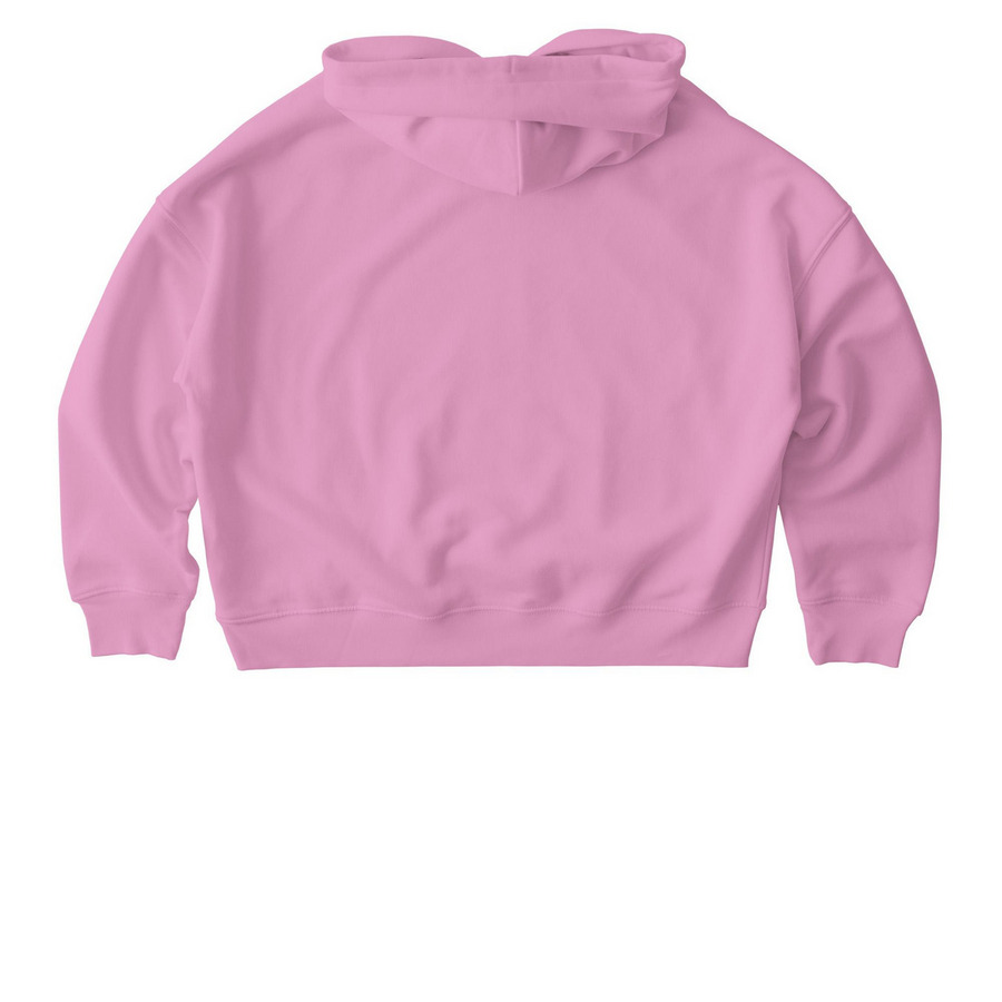 ACLR Classic Logo, a Bubble Pink Stanley/Stella Women?s Stella Nora Pullover Hoodie (back-view)