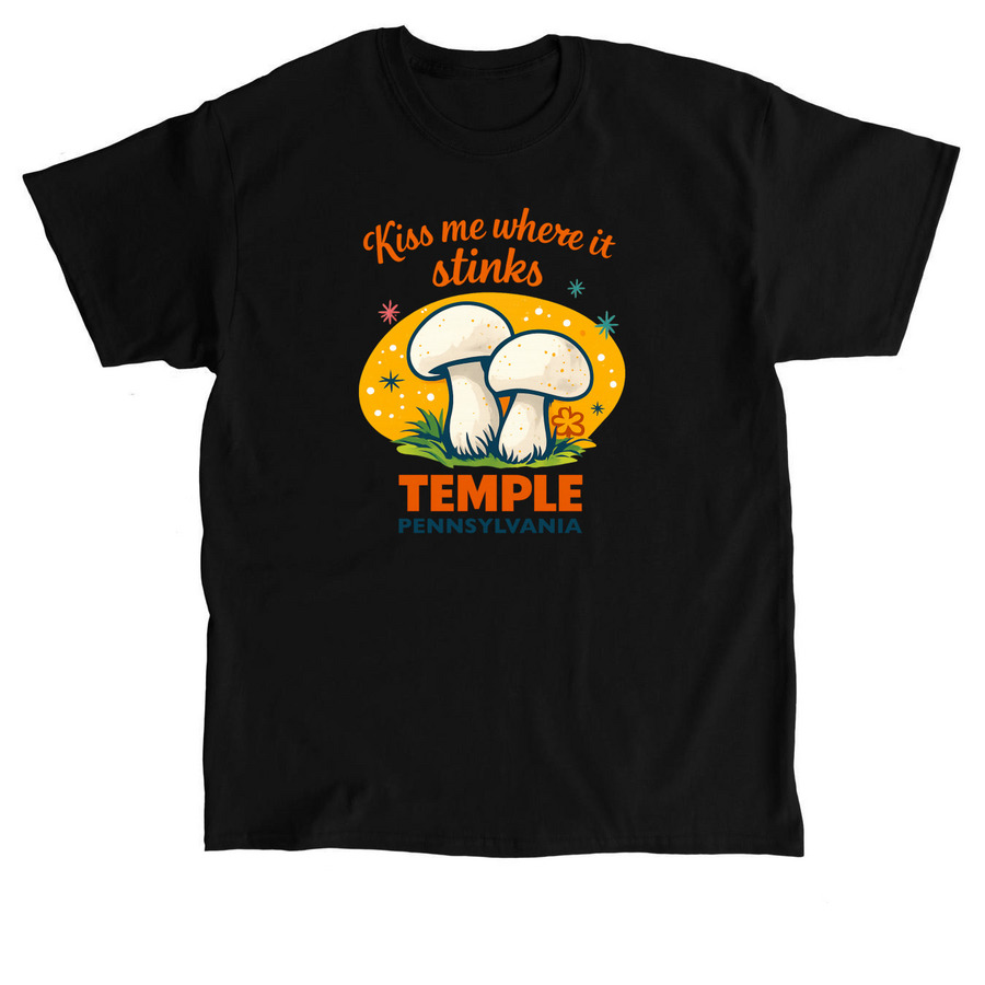 TEMPLE, a Black Classic Unisex Tee