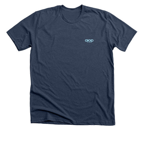 AiOP 2026: UTOPIAS Dark, a Heather Navy Premium Unisex Tee